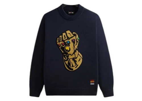 Kith x Marvel Thanos Lewis Crewneck Sweater Nocturnal