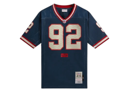 Kith x Mitchell & Ness NFL Michael Strahan Jersey Blue