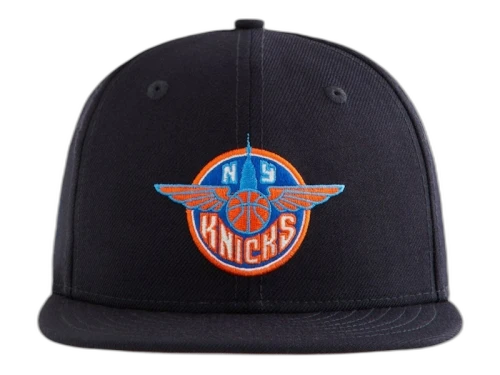 Kith x New Era New York Knicks Kids Wing Logo Snapback Nocturnal