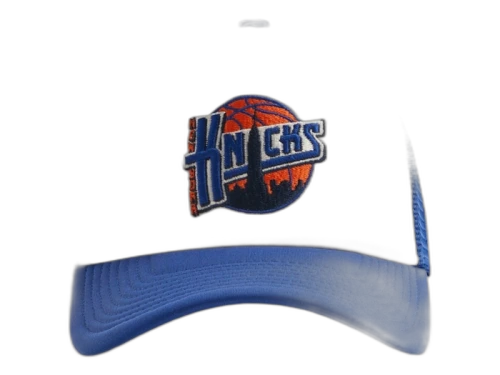 Kith x New Era The New York Knicks 9Forty A Frame Trucker Hat Royal