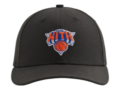 Kith x New Era The New York Knicks Logo Low Profile 59Fifty Fitted Black