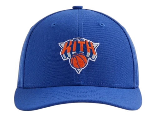 Kith x New Era The New York Knicks Logo Low Profile 59Fifty Fitted Royal