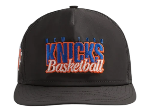 Kith x New Era The New York Knicks Wrinkle Nylon 9Fifty Snapback Black