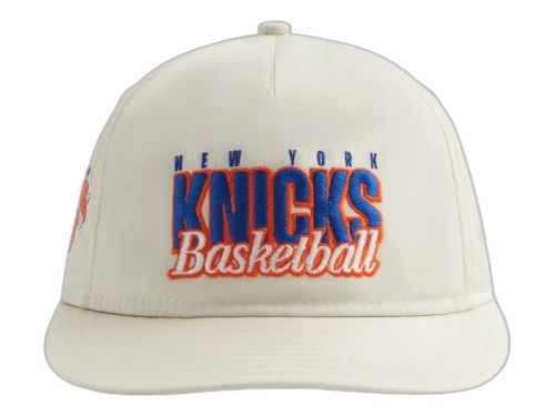 Kith x New Era The New York Knicks Wrinkle Nylon 9Fifty Snapback Sandrift