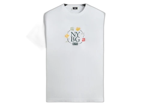Kith x New York Botanical Garden Logo Vintage Tee White