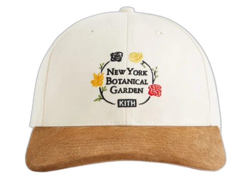 Kith x New York Botanical Garden Twill Suede Brim Aaron Cap Sandrift