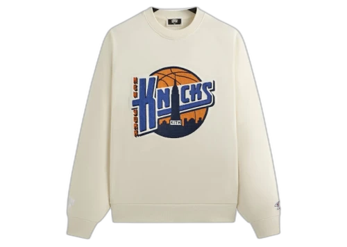 Kith x New York Knicks City Vintage Nelson Crewneck Sandrift
