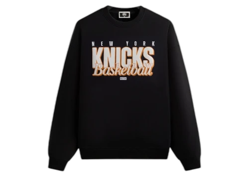 Kith x New York Knicks Classic Vintage Nelson Crewneck Black