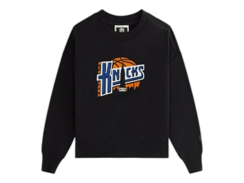 Kith x New York Knicks Kids City Nelson Crewneck Black