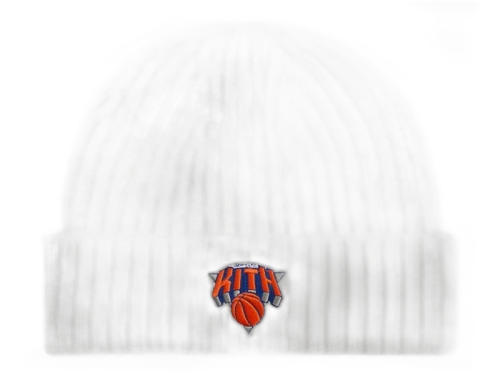 Kith x New York Knicks Logo Beanie Sandrift