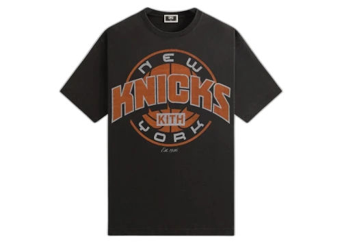 Kith x New York Knicks Showtime Vintage Tee Black