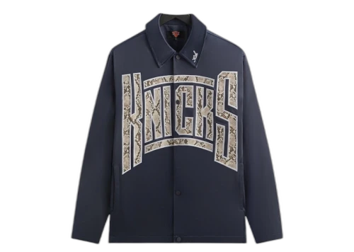 Kith x New York Knicks Snap Front Coaches Jacket Nocturnal