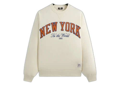 Kith x New York Knicks Vintage Nelson Crewneck Sandrift