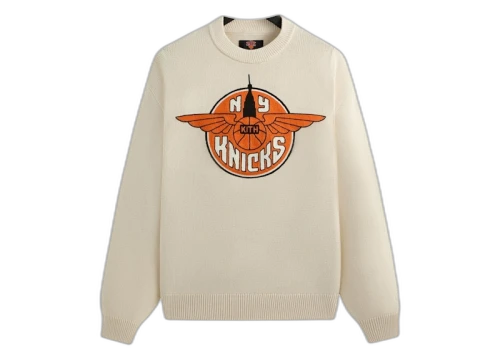 Kith x New York Knicks Wings Lewis Sweater Sandrift
