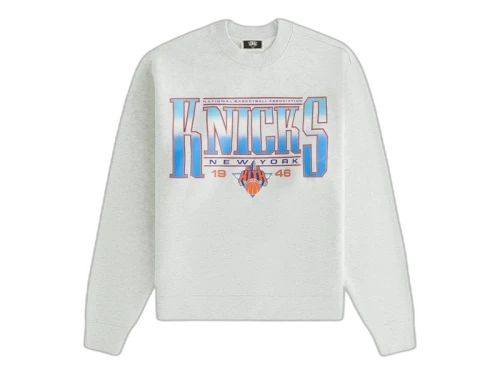Kith x New York Knicks Women's Ashwin Crewneck Light Heather Grey