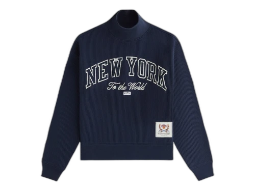 Kith x New York Knicks Women's Striped Interlock Turtleneck Nocturnal