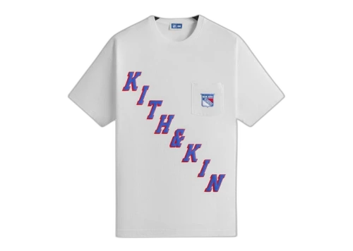 Kith x New York Rangers Kith & Kin Tee White