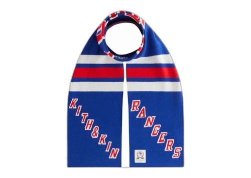 Kith x New York Rangers New York Knitted Scarf Cyclone