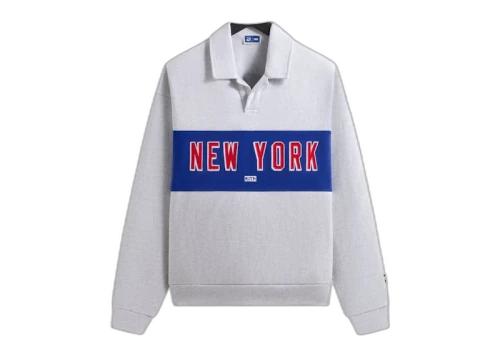 Kith x New York Rangers New York Nelson Rugby Light Heather Grey