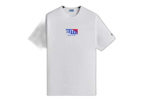 Kith x New York Rangers Pennant Vintage Tee White
