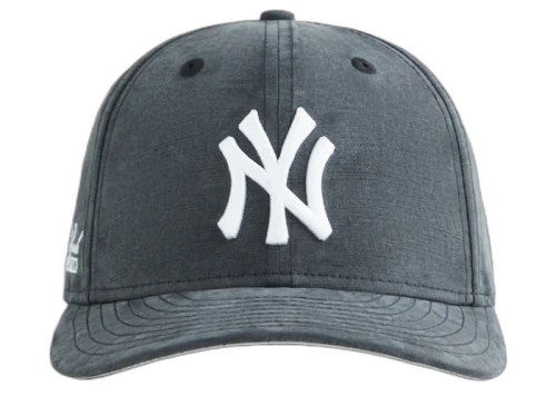 Kith x New York Yankees Cupro Linen 59Fifty Low Profile Fitted Cap Black