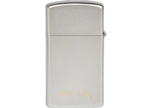 Kith x New York Yankees Slim Zippo Lighter Silver