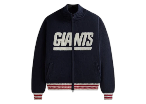 Kith x NFL 47 Giants Wyona Full Zip Sweater Nocturnal