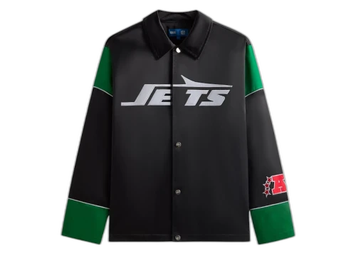Kith x NFL 47 Jets Kieran Coaches Jacket Black