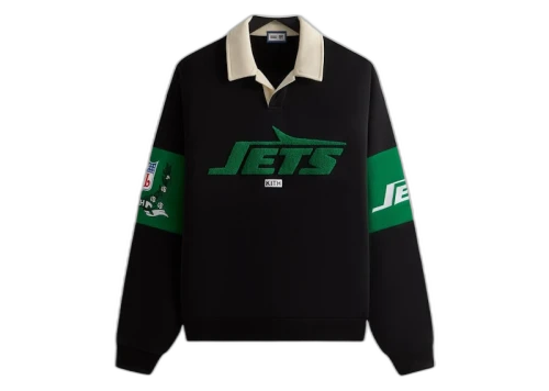Kith x NFL 47 Jets Nelson Collared Pullover Black