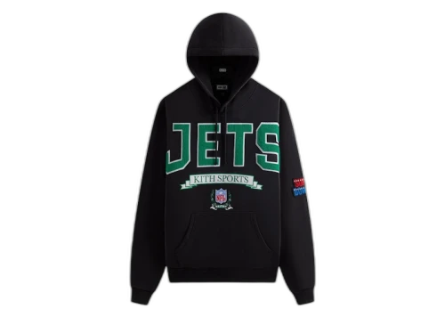 Kith x NFL 47 Jets Nelson Hoodie Black