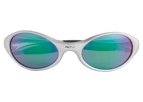 Kith x Oakley Eye Jacket Sunglasses Silver/PRIZM/Jade
