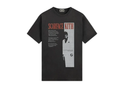 Kith x Scarface Film Poster Vintage Tee Black