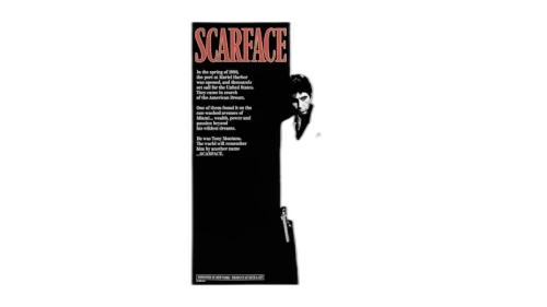 Kith x Scarface Movie Poster Multicolor