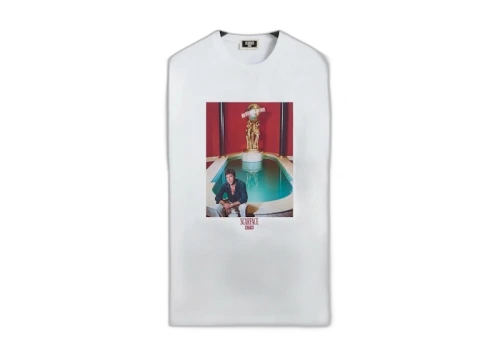 Kith x Scarface Tony Fountain Tee White