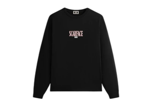 Kith x Scarface Tony Montana Long Sleeve Tee Black