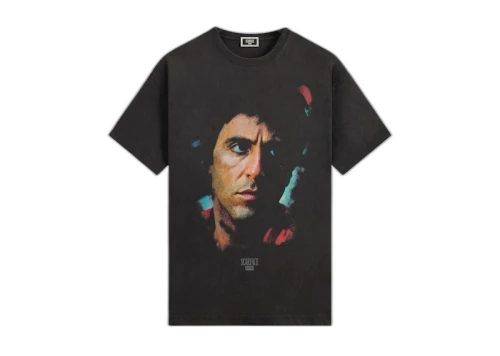 Kith x Scarface Tony Portrait Vintage Tee Black