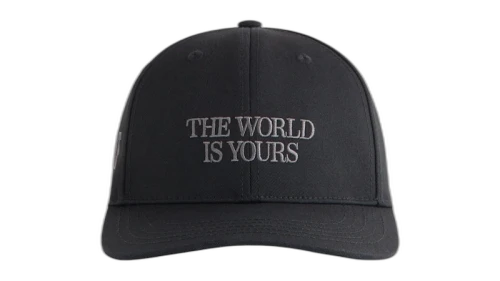Kith x Scarface Twill Tonal Aaron Cap Black