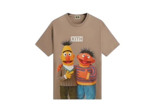 Kith x Sesame Street Bert & Ernie Tee Quicksand