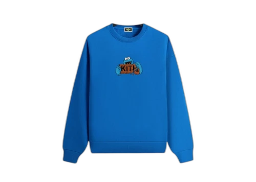 Kith x Sesame Street Cookie Monster Nelson Crewneck Voyage