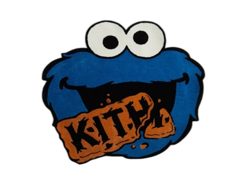 Kith x Sesame Street Cookie Monster Rug Chicory