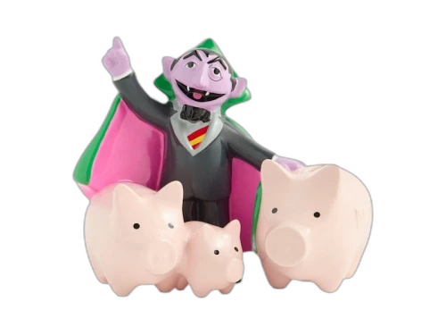 Kith x Sesame Street Count Von Count Piggy Bank Multi