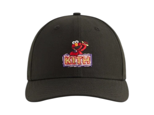 Kith x Sesame Street Elmo 59Fifty Low Profile Fitted Black