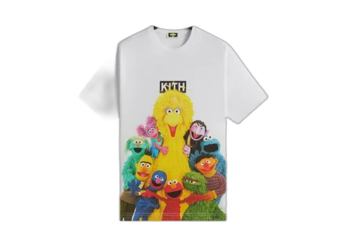 Kith x Sesame Street Group Hug Tee White