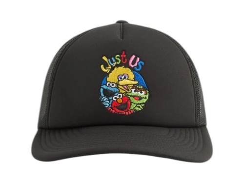 Kith x Sesame Street Just Us Nolan Trucker Hat Black