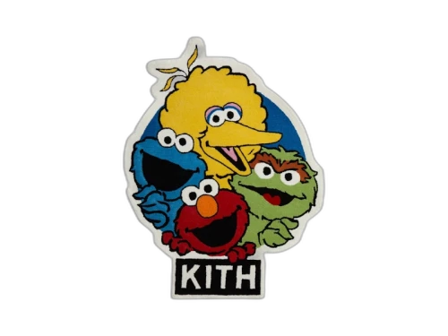 Kith x Sesame Street Just Us Rug Multi