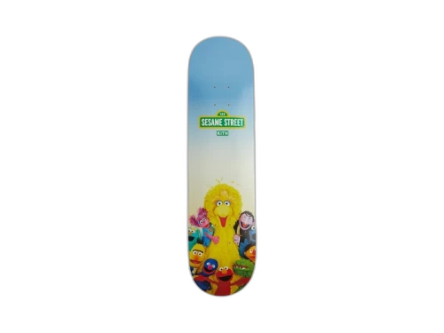 Kith x Sesame Street Just Us Skateboard Deck Multi