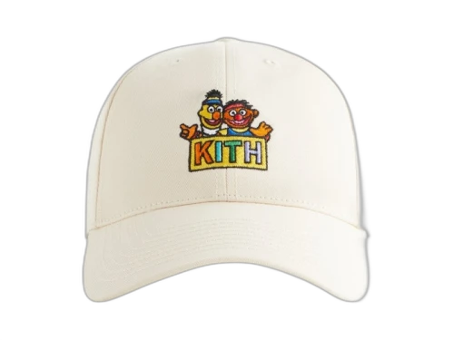 Kith x Sesame Street Kids Bert & Ernie Cap Sandrift