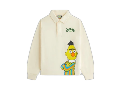 Kith x Sesame Street Kids Bert & Ernie Rugby Sandrift