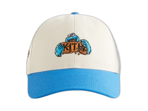 Kith x Sesame Street Kids Cookie Monster Cap Sandrift