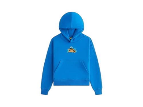 Kith x Sesame Street Kids Cookie Monster Nelson Hoodie Voyage